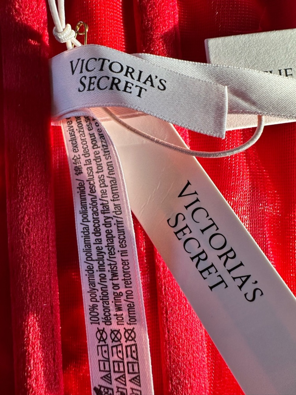 Victoria's Secret Red Silk Corset Top - Picture 6 of 8